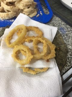 Una foto de Aros de cebolla