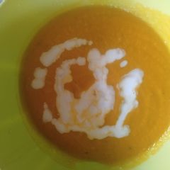 A picture of Pumpkin soup.