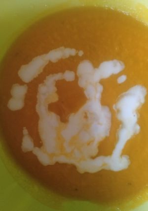 A picture of Pumpkin soup.