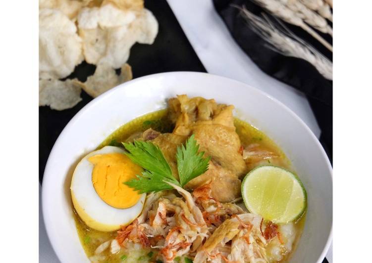 Praktis, Memasak Bubur Soto Ayam Enak Sederhana