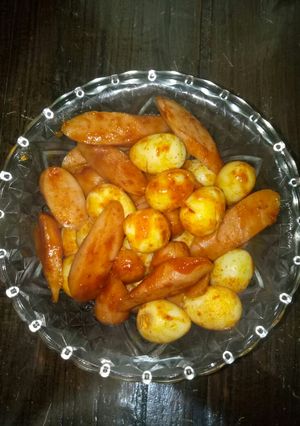 Foto resep Telur puyuh & sosis balado
