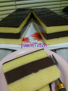 Foto resep Puding Jagung Coklat ala Lapis Surabaya