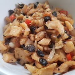 A picture of Fried Preserved Radish with chilli blackbeans dried shrimp.