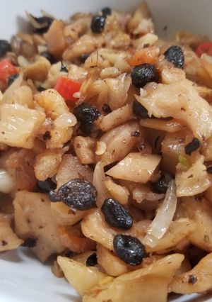 A picture of Fried Preserved Radish with chilli blackbeans dried shrimp.