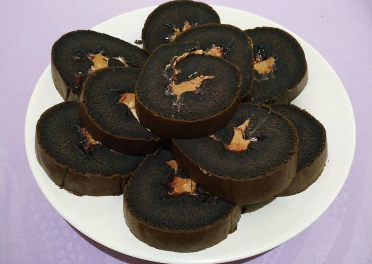 Dark Chocolate Roll Cake