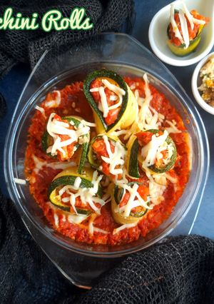 A picture of Zucchini Rolls.