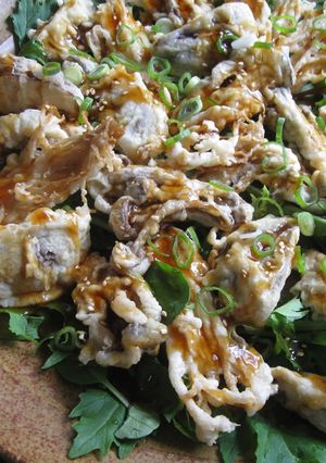 A picture of Asian Mushrooms Tempura.