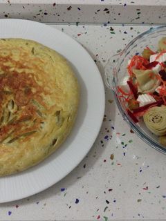Una foto de Cena vegetariana