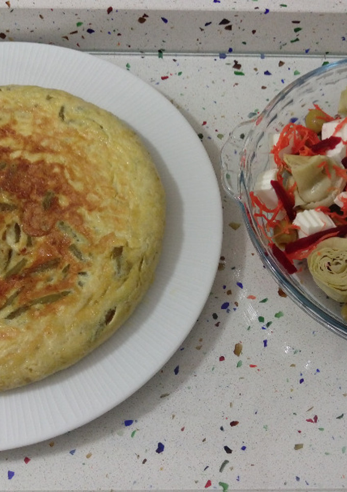 Una foto de Cena vegetariana