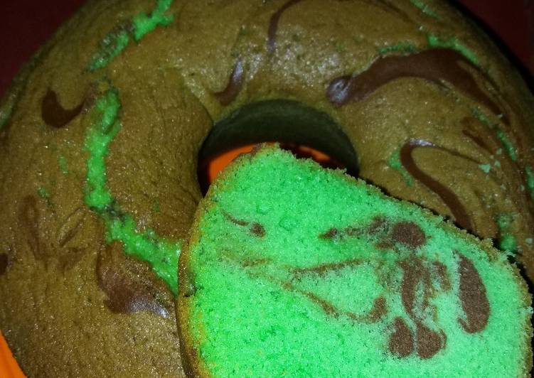 Cara Membuat Bolu Pandan Panggang rasa Ma'nyossss sederhana dan enak