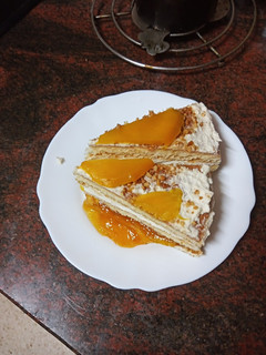 Una foto de Tarta de confitura con mango