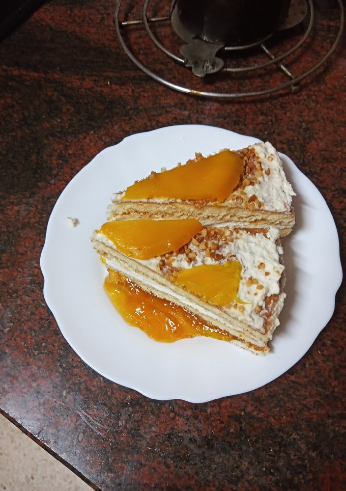 Una foto de Tarta de confitura con mango
