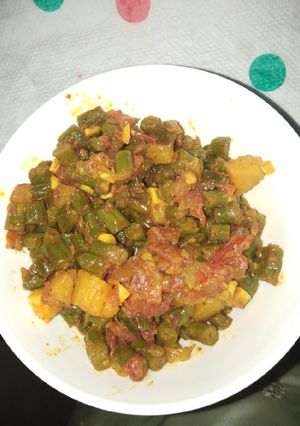A picture of Masaledar French Beans ki sabzi.
