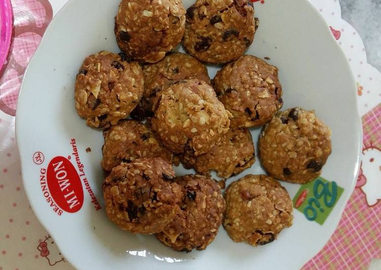 Resep Oatmeal Cookies with Almond nut Anti Gagal