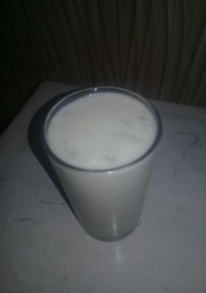 A picture of Fura da nono with coconut.
