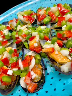 Una foto de Mejillones a la vinagreta