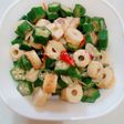 Tauco Okra and Chikuwa