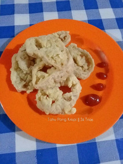 Foto resep Tahu Pong Krispi Cemilan Kilat