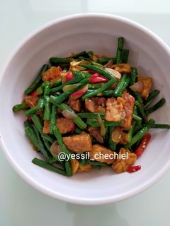 Foto resep Tumis Kacang Panjang Tempe