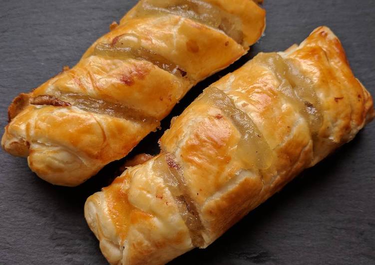 Step-by-Step Guide to Make Quick Chipolata and apple sausage rolls