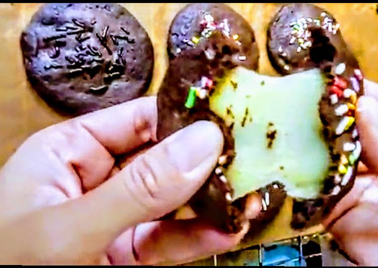 Cara Membuat Chocolate mochi cookies Anti Gagal