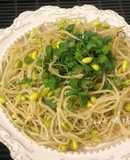 簡單清淡的 涼拌豆芽菜  黃豆芽
