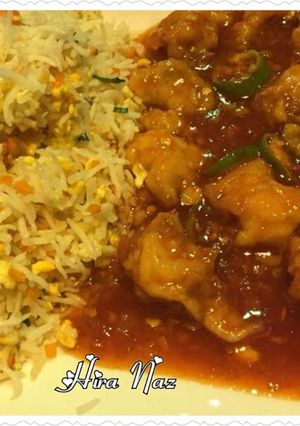 A picture of Chicken Manchuria.