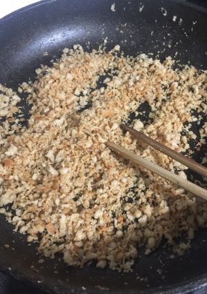 Hình của món Ruốc cá chuối cho bé.