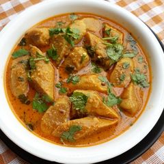 A picture of Gatta Sabzi Without Onion Garlic.