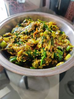भरीत (bharit recipe in marathi) रेसिपी चे मुख्य फोटो
