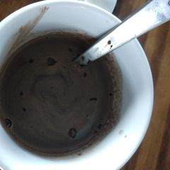 Special dark hot chocolate A picture of Special dark hot chocolate.