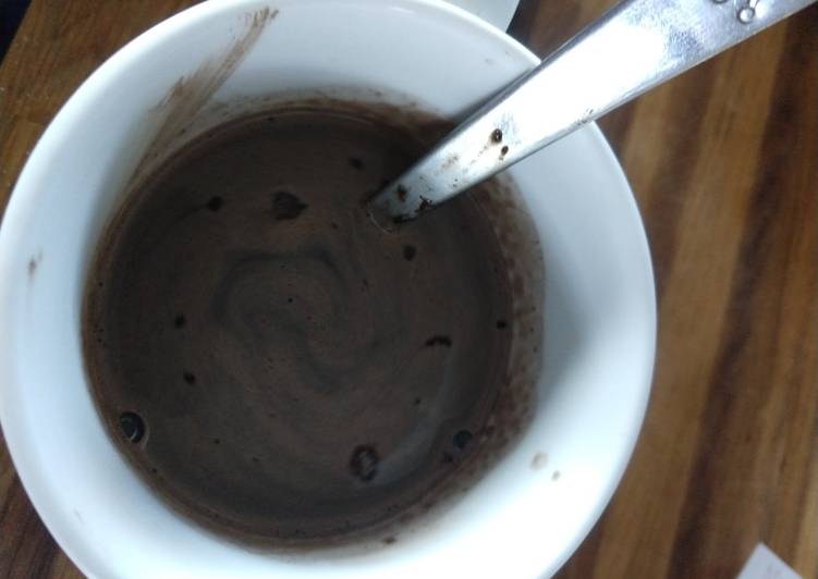 Special dark hot chocolate