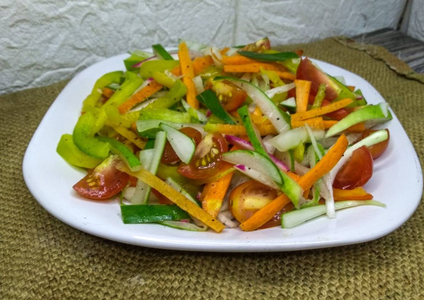 Recipe of Super Quick Homemade Kachumbar Salad