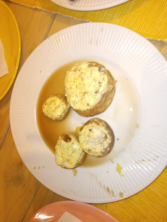Una foto de Champiñones rellenos