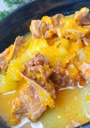Foto resep Soup Babi labu kuning