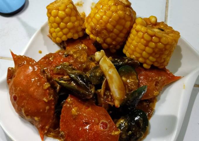 Resep Kepiting saus Padang, Enak Banget