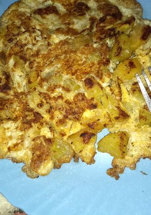 A picture of Sweet potato omelette.