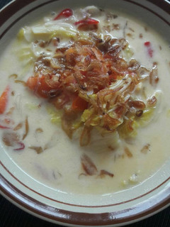 Foto resep Sawi putih masak santan