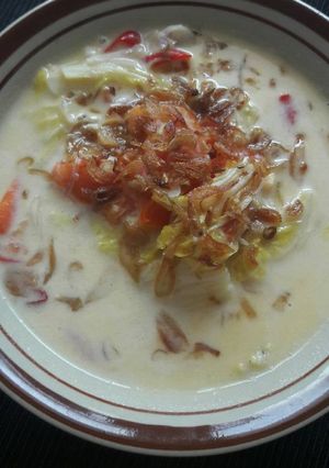 Foto resep Sawi putih masak santan