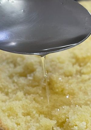 Una foto de Almíbar para bañar Panetela