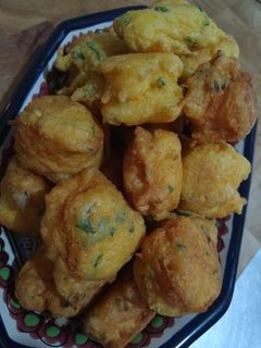 Una foto de Buñuelos de bacalao