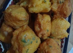 Una foto de Buñuelos de bacalao