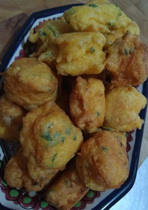 Una foto de Buñuelos de bacalao