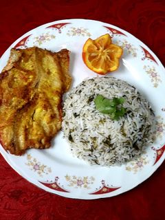 عکسی از دستور قزل آلای سرخ شده