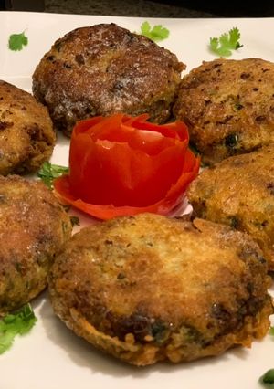 A picture of Parsi style mutton kabab.