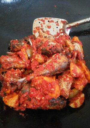 Foto resep Goreng Ikan Gambolo dengan kentang dan jengkol