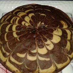 A picture of Zebra Cake.