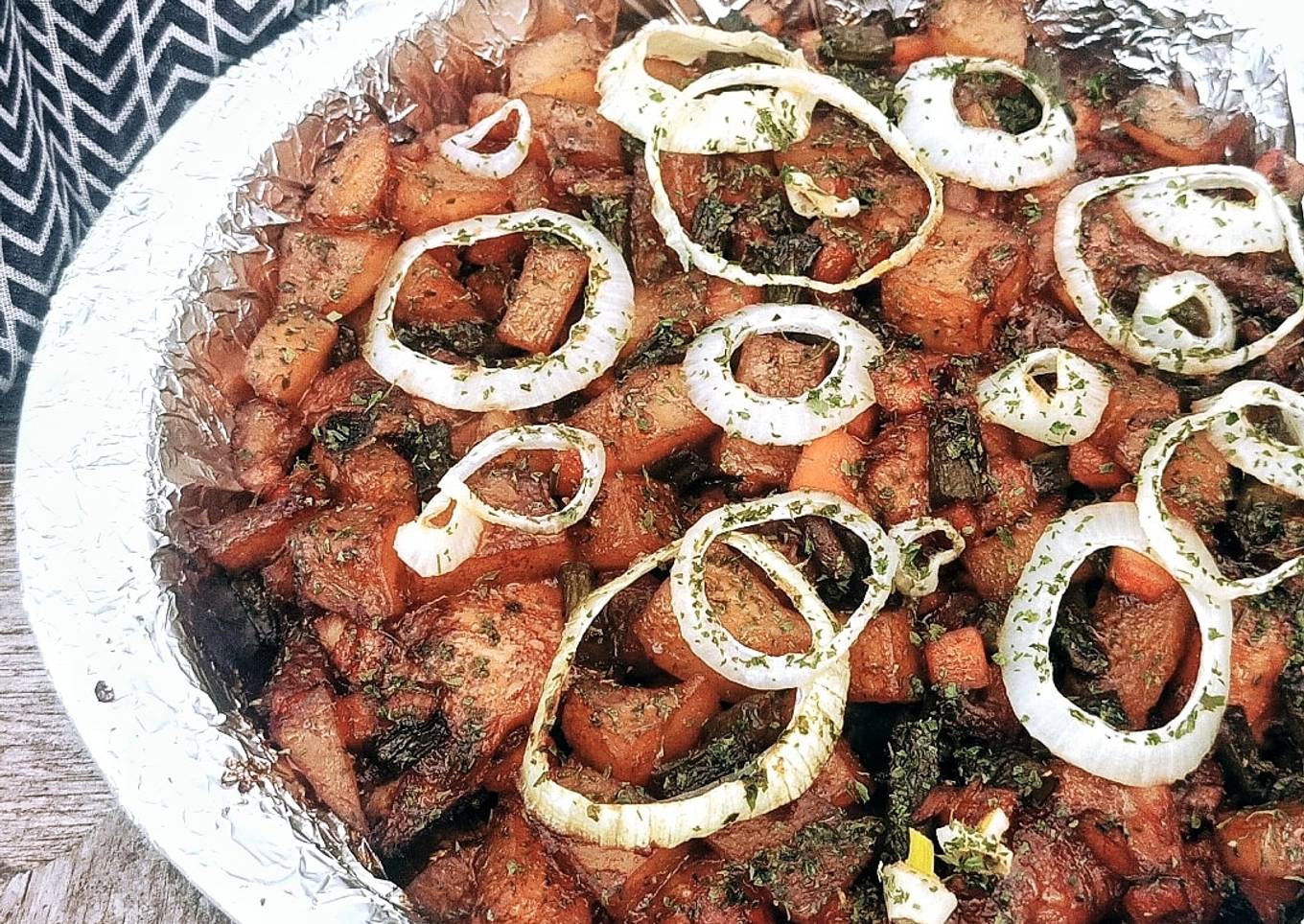 Ayam Panggang Mix Veggies