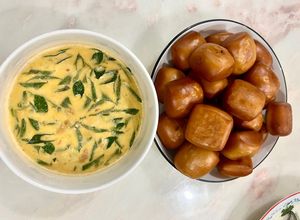 Gambar Mantou Buttermilk Sauce