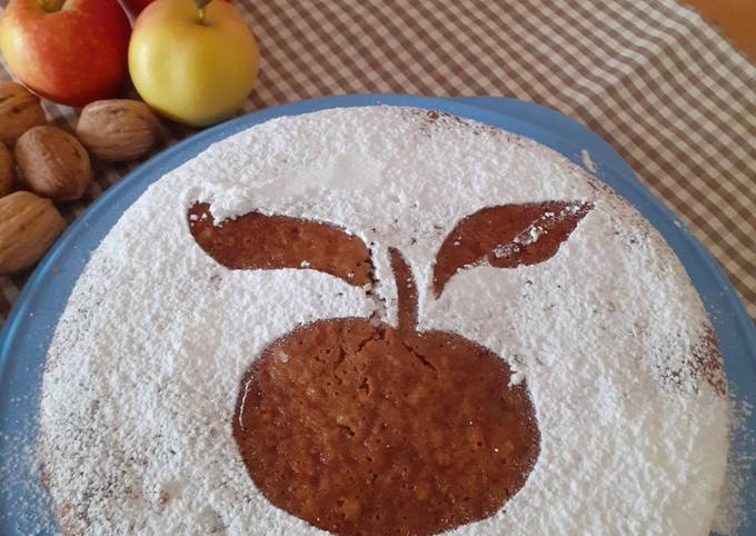 Modo più semplice a Fai  Veloce Torta di mele e noci